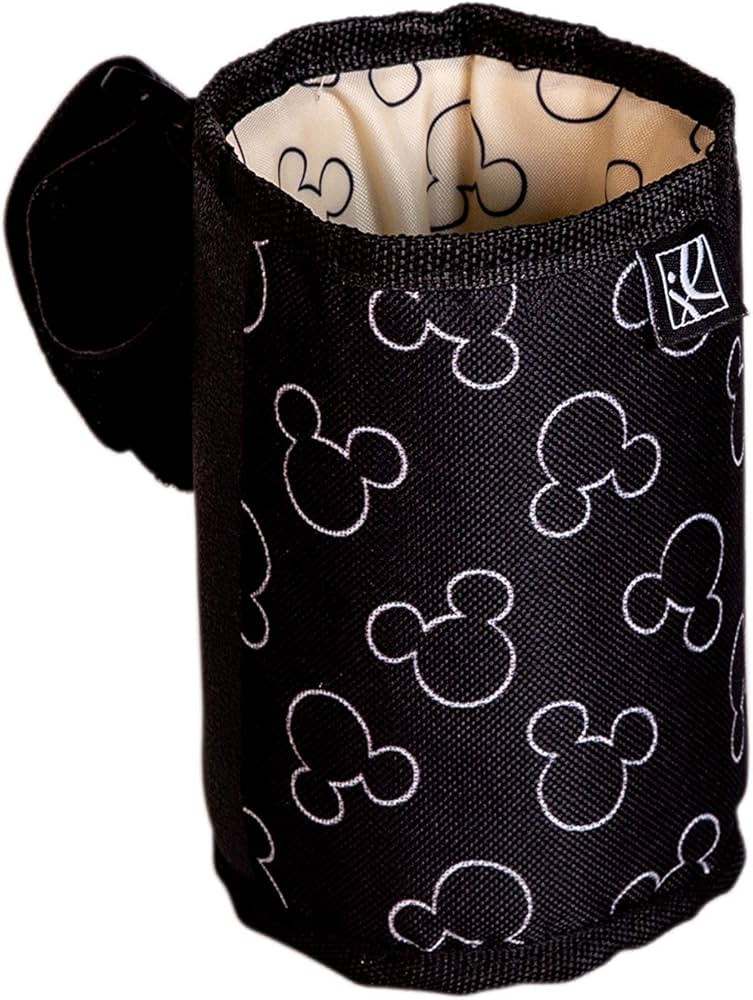 Disney Baby by J.L. Childress Cup 'n Stuff Universal Insulated Stroller Cup Holder, Mickey Black | Amazon (US)