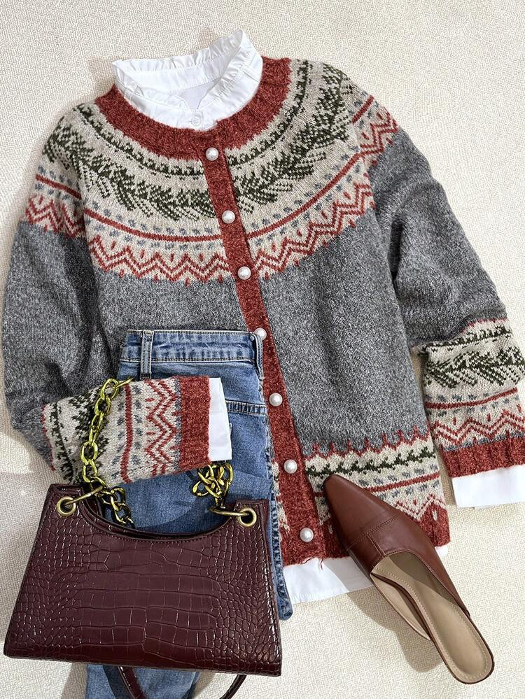 New Arrival Women's Casual Autumn And Winter Popular Casual Long-Sleeved Woolen Pullover,New Arri... | SHEIN