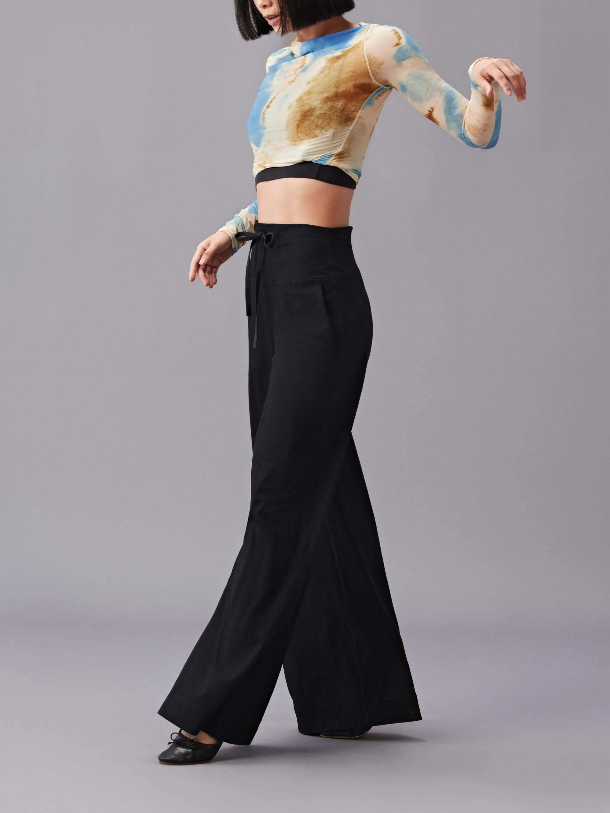 NEIWAI ACTIVE X NYCB Ribbed Mousse Wide Leg Pants | NEIWAI