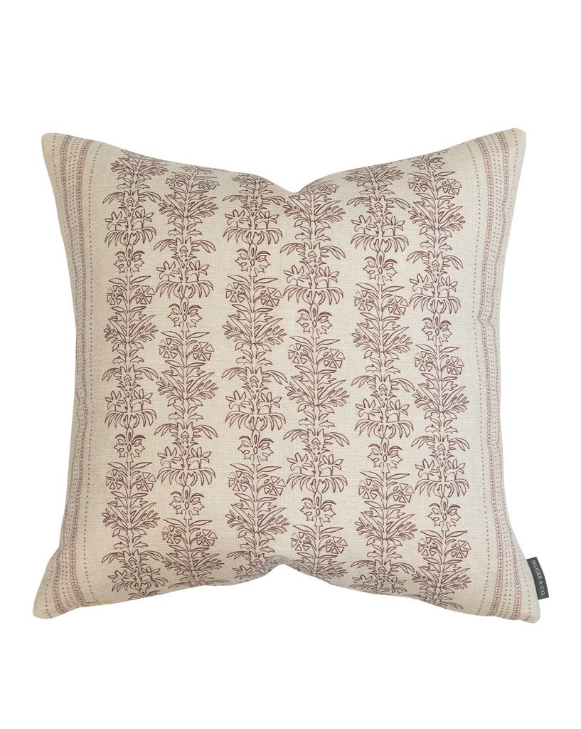 Demi Floral Stripe Pillow Cover | McGee & Co.
