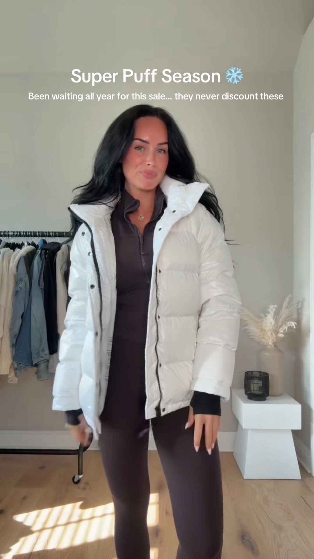 The best winter jackets are finally on sale ❄️ I will have these 🔗 on my LTK in the Aritzia section! 

My sizing 5’7, 145lbs, 32dd 
I’m wearing size smalls


#LTKCyberWeek #LTKSaleAlert #LTKSeasonal