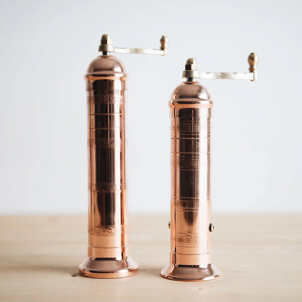 Copper Salt & Pepper Mills | Roan Iris
