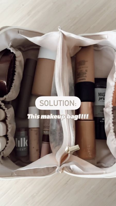 Amazon makeup bag - makeup brushes - clean makeup - Sephora - 40+ makeup - nars full foundation - elf concealer - makeup primer - milk blush - foundation brush - beauty products 

#LTKover40 #LTKbeauty #LTKxSephora