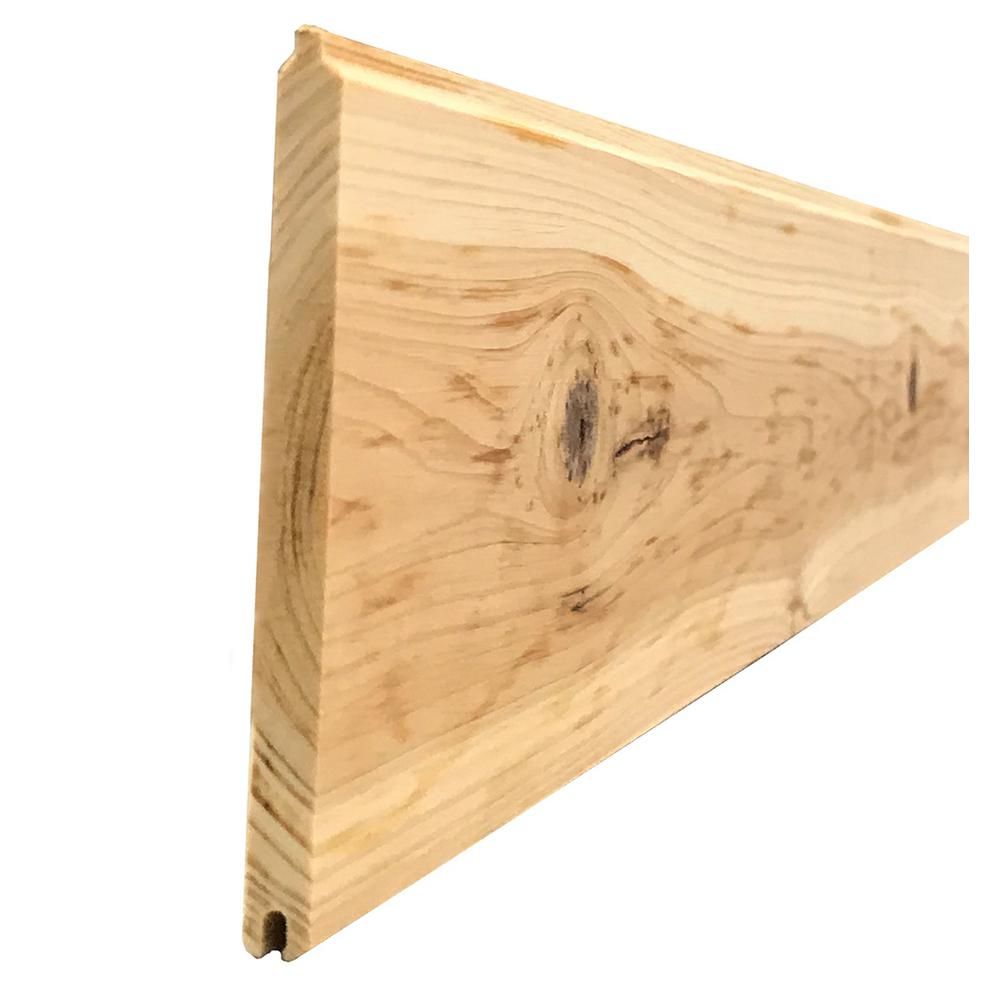 1/4 in. x 3.5 in. x 8 ft. Cedar V-Plank (6-Pieces) - 14 sq. ft.-8203015 - The Home Depot | The Home Depot