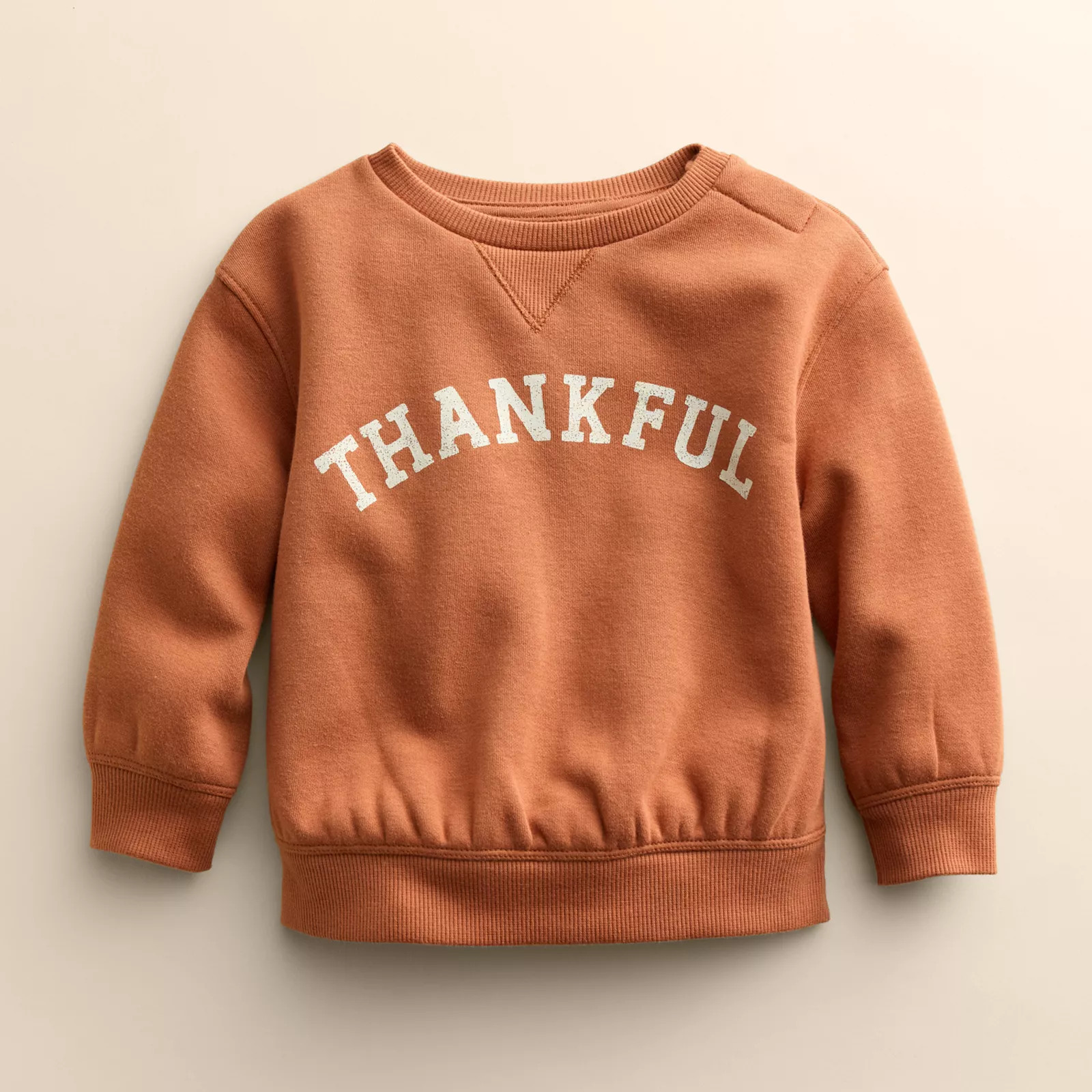 Baby & Toddler Little Co. by Lauren Conrad Crewneck Sweatshirt, Toddler Girl's, Size: 3T, Thankful | Kohl's