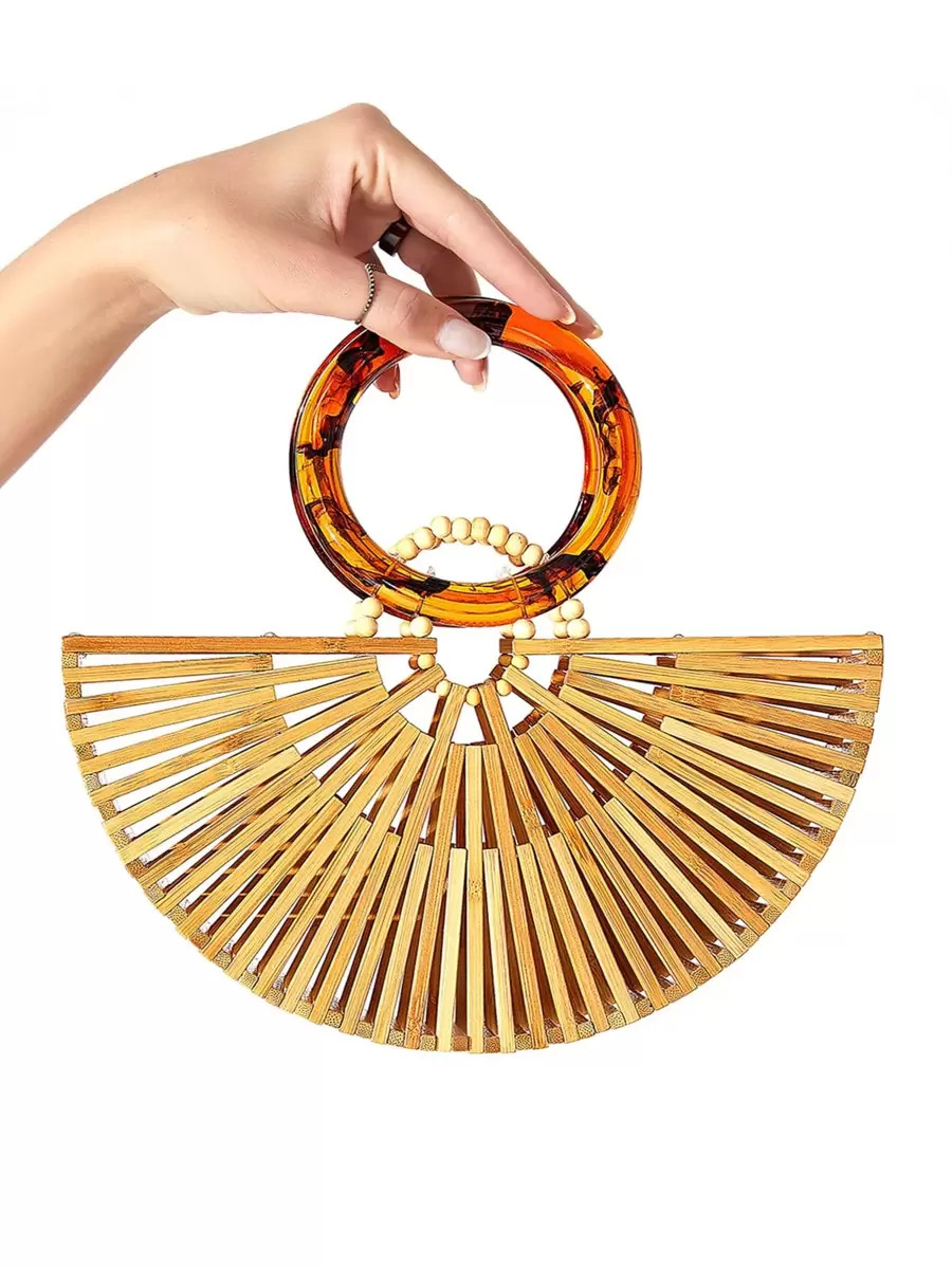 Lightweight Top Ring Saddle Bag Knit For Teen Girls Women College Students,Rookies & White-collar... | SHEIN