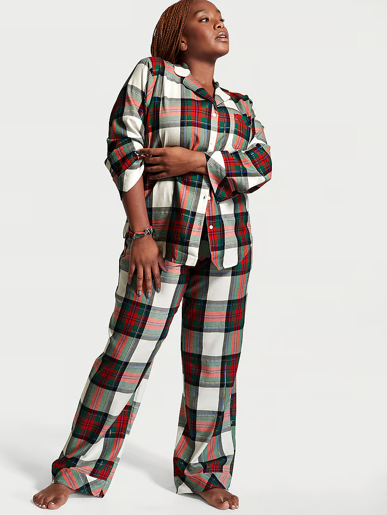 Flannel Long Pajama Set | Victoria's Secret (US / CA )