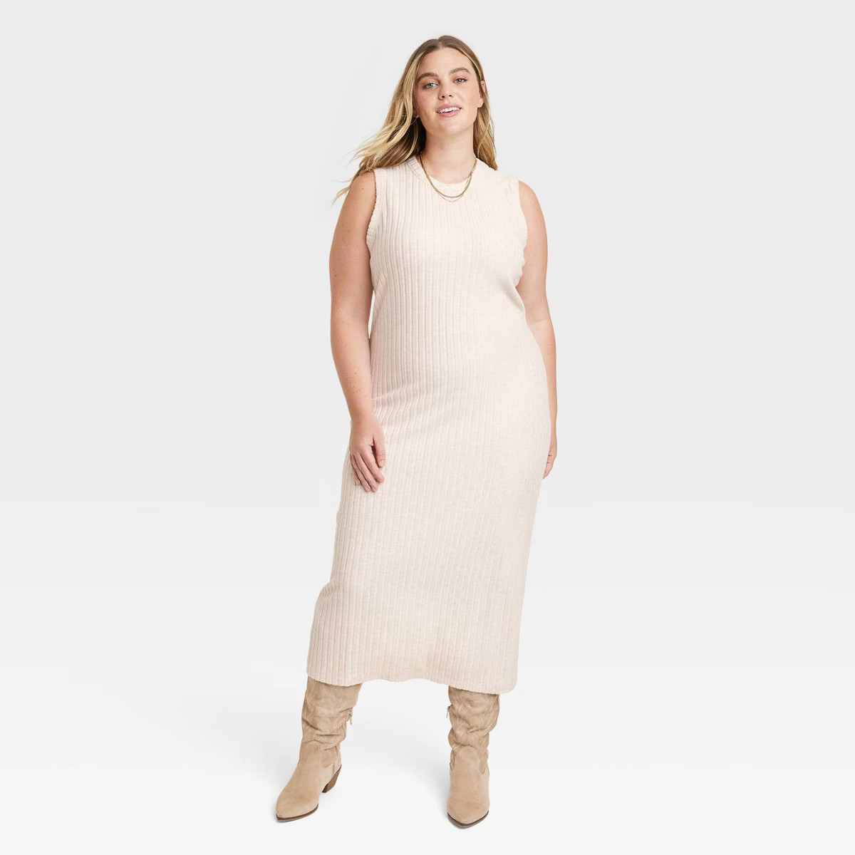 Women's Rib Knit Midi Dress - Universal Thread™ | Target