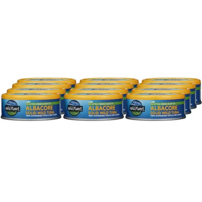 Wild Planet Wild Solid Albacore Tuna in Extra Virgin Olive Oil - Case of 12/5 oz | Target