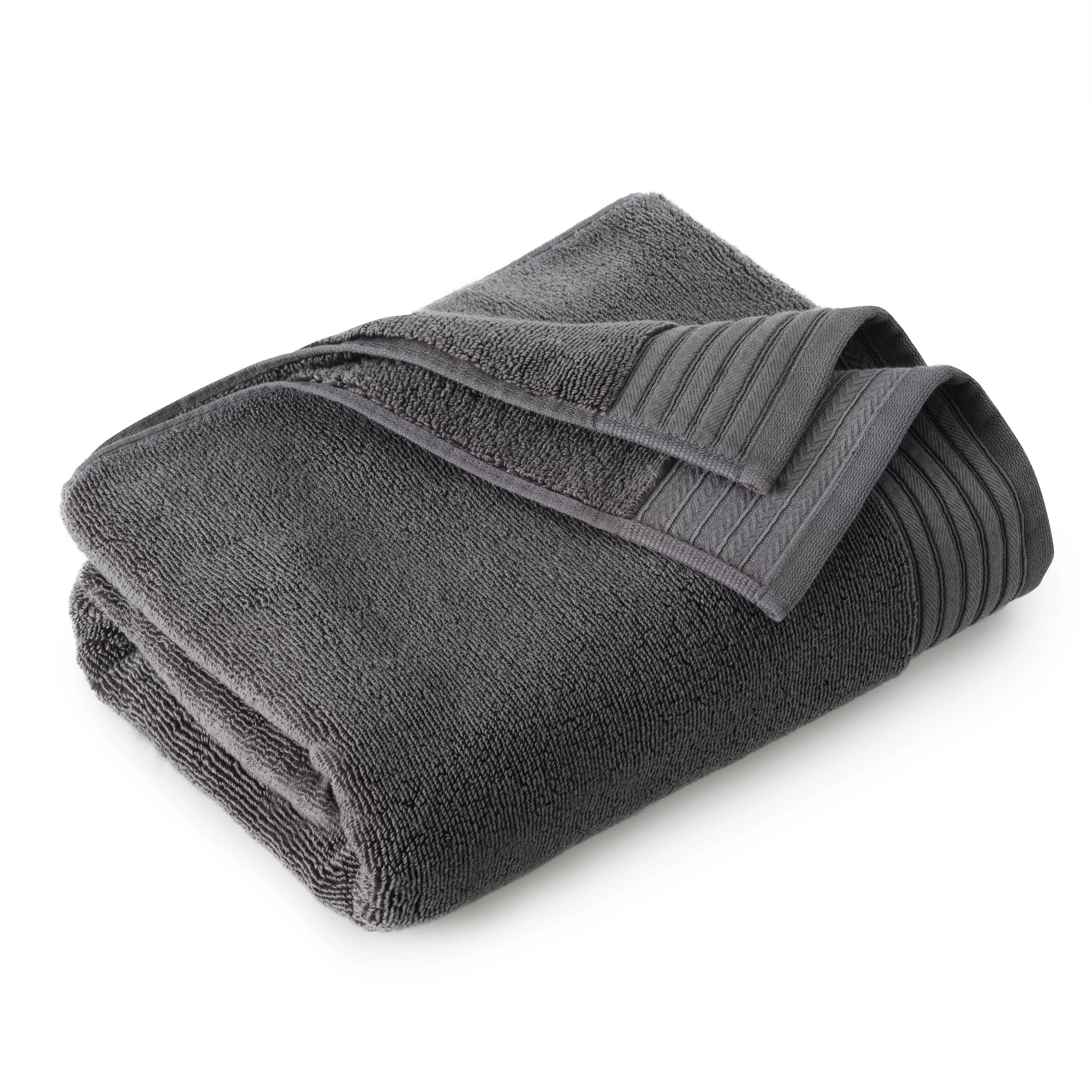 Allswell Egyptian Cotton Bath Towel, Dark Grey | Walmart (US)