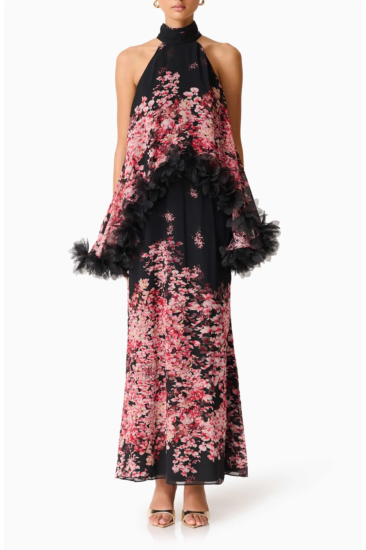 Elliatt Tulsia Floral Georgette Gown (Women) | Nordstrom | Nordstrom