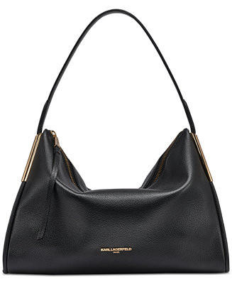 Valerie Large Leather Hobo Bag | Macy's