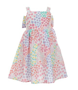 Little Girls 2T-6X Floral Bow Dress | Dillard's