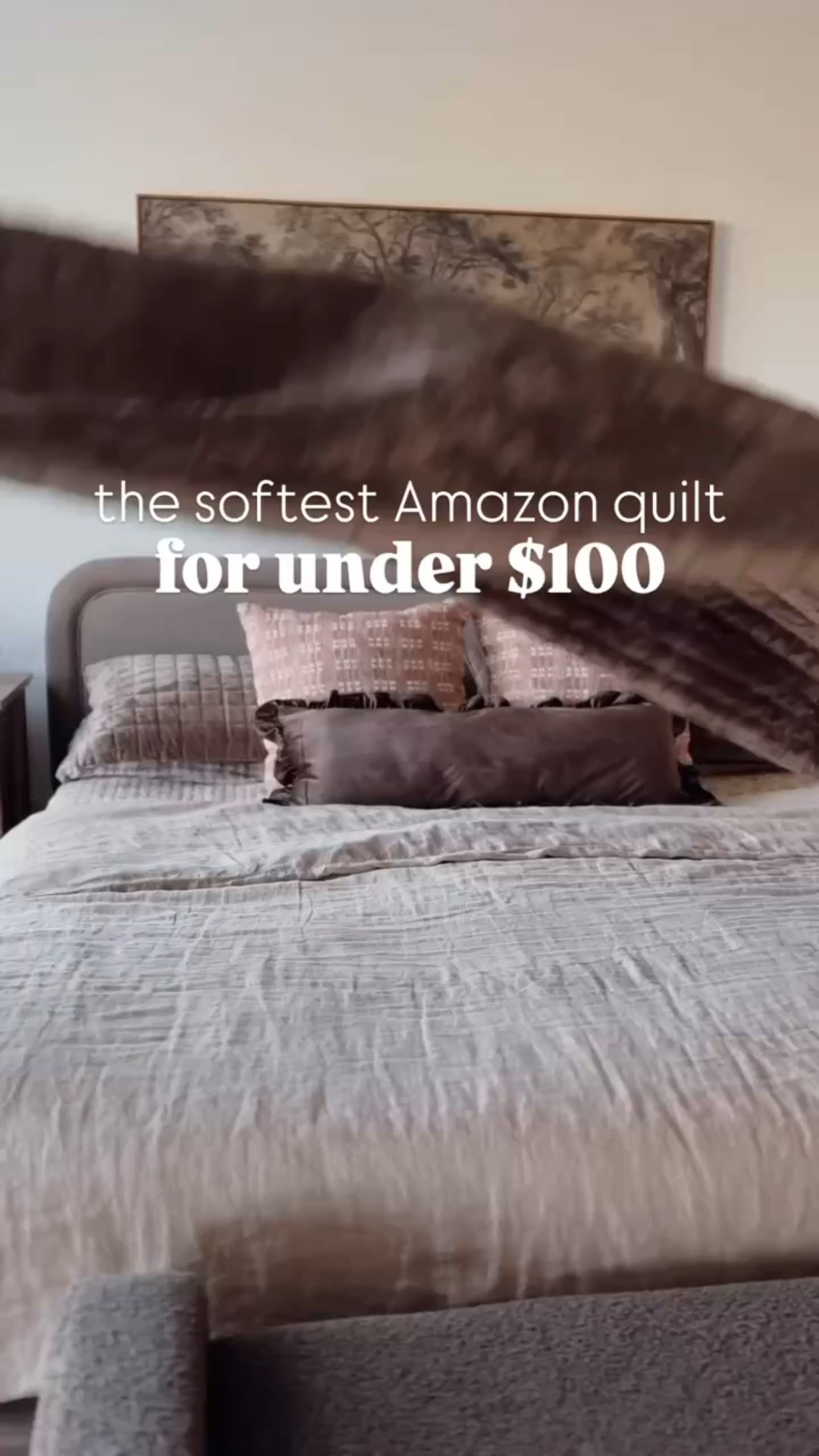 Catch me in this quilt all winter long 😅 we're obsessed! So soft, especially for the price point! 

#LTKHome #LTKFindsUnder100 #LTKSeasonal