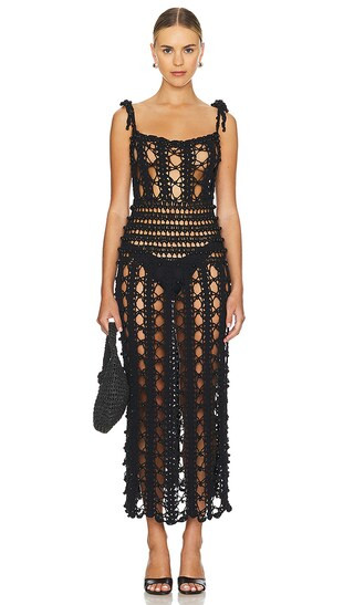 Belle Dress A in Black | Revolve Clothing (Global)