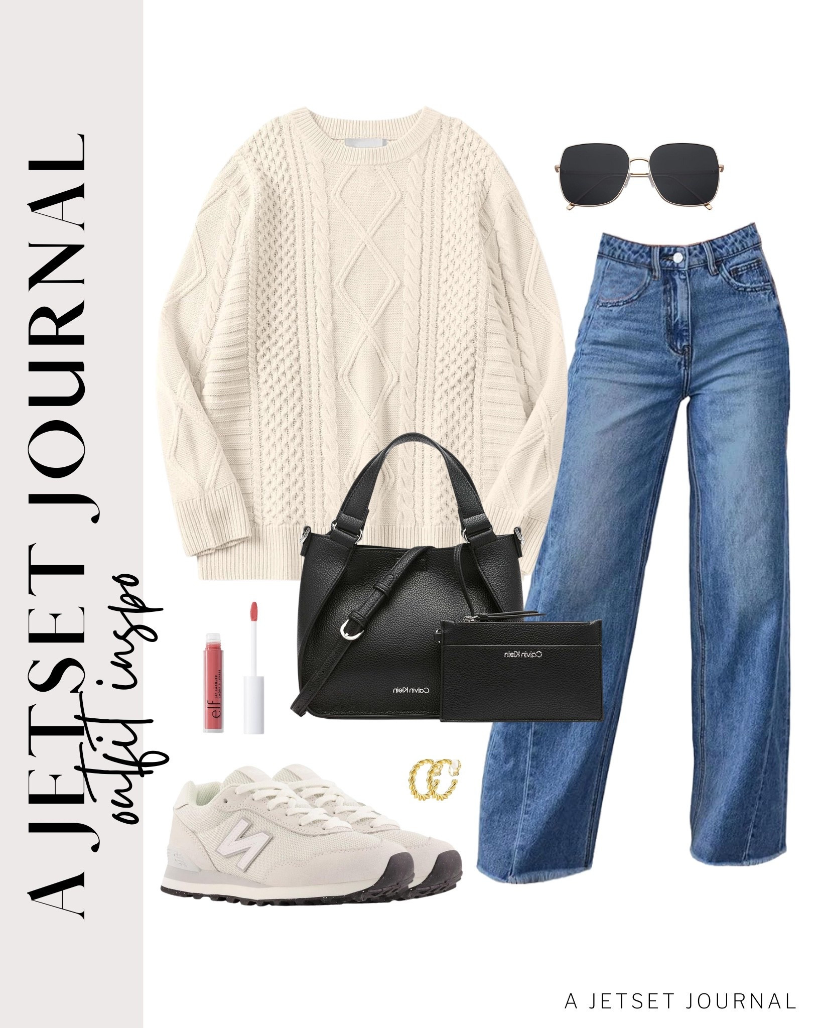 Pair this crew neck sweater with wide leg jeans, white sneakers, and cute bags for an easy fall look!
calvin klein crossbody bag, quilted tote bag, square sunglasses, elf lip shine, amazon finds, affordable look, fall fashion, beauty must have, trendy style, fashion accessories, fall outfit idea

#LTKU #LTKStyleTip #LTKSeasonal