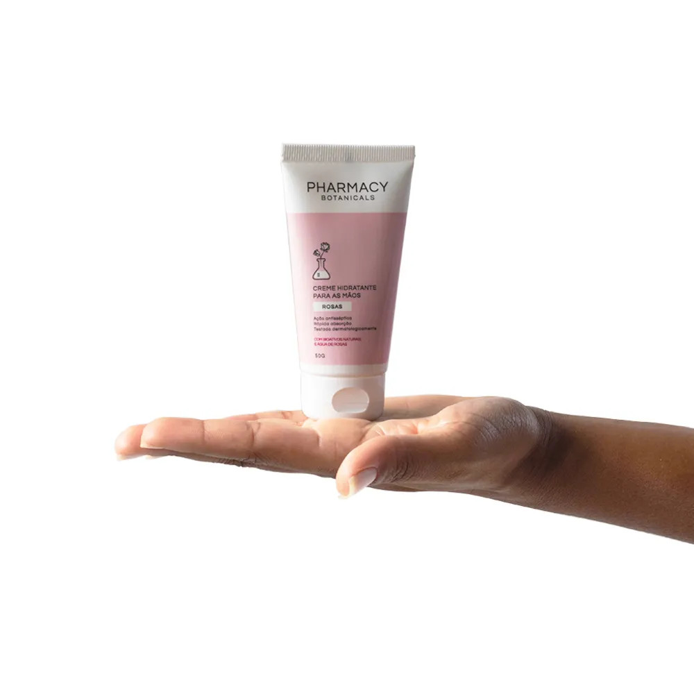 Creme Hidratante Antisséptico para as Mãos Pharmacy Botanicals Rosas 50 g | Amobeleza (BR)
