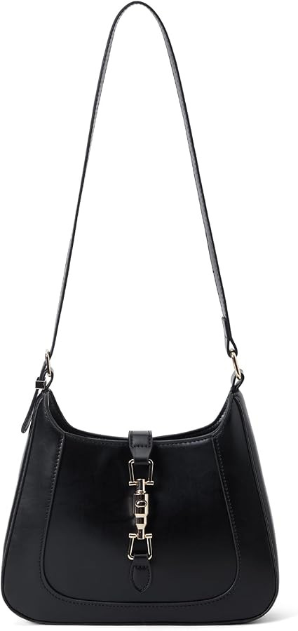 Shoulder Bag for Women - Small Vegan Leather Purses, Casual Trendy Hobo Handbag with Adjustable S... | Amazon (US)