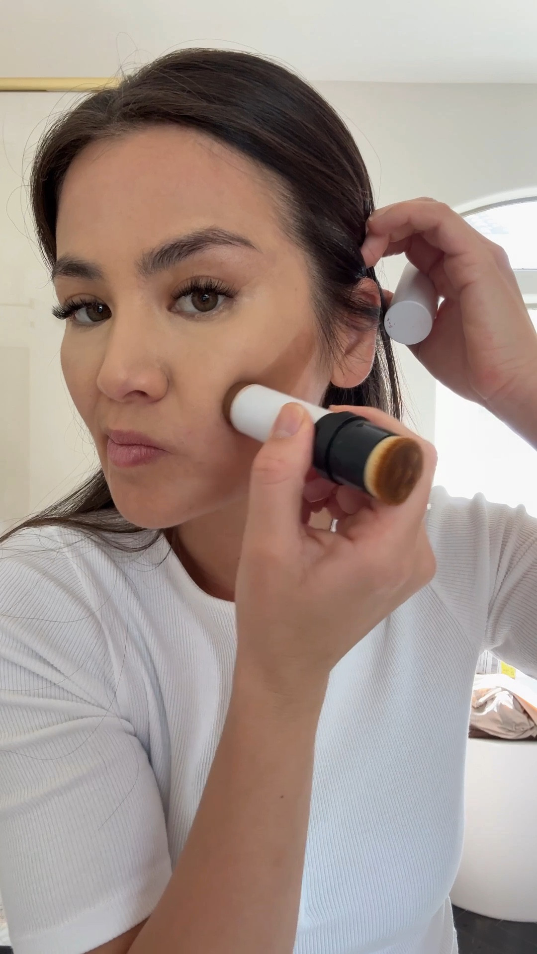 This is all of my EVERYDAY makeup that takes me less than 10 minutes! This easy mom routine lasts me all day and if you turn the volume up I share all of the shades that are great for olive skin tones 

#LTKBeauty