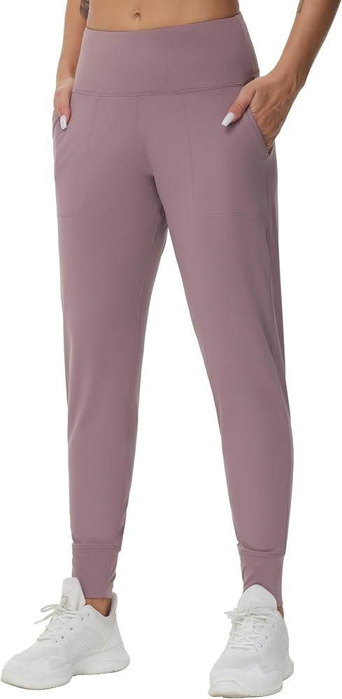 THE GYM PEOPLE Womens Joggers Pants with Pockets Athletic Leggings Tapered Lounge Pants for Worko... | Amazon (US)