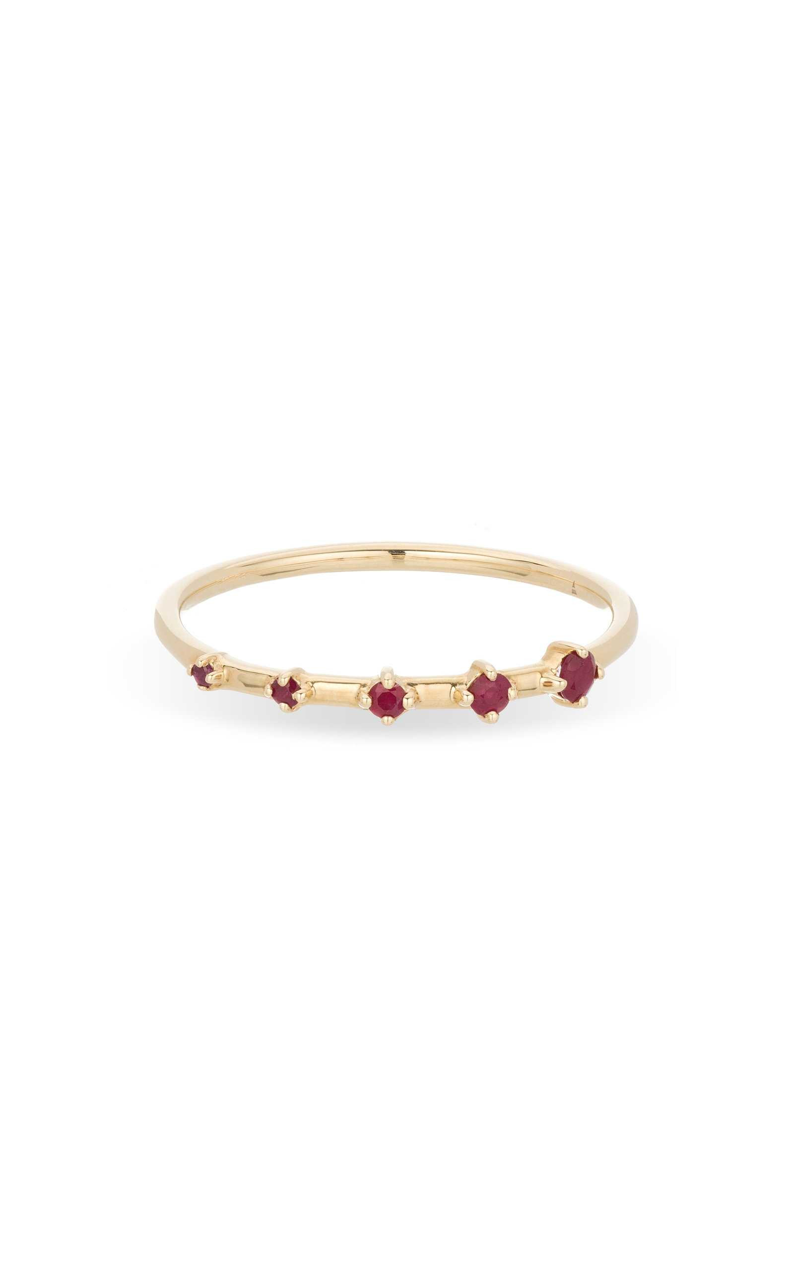Amalfi 14K Yellow Gold Ruby Ring | Moda Operandi (Global)