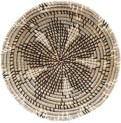 HNC ECOLIFE Wall Basket - Seagrass Wall Decor - Hanging Wall Rattan Baskets - Boho Wall Basket Decor | Amazon (US)