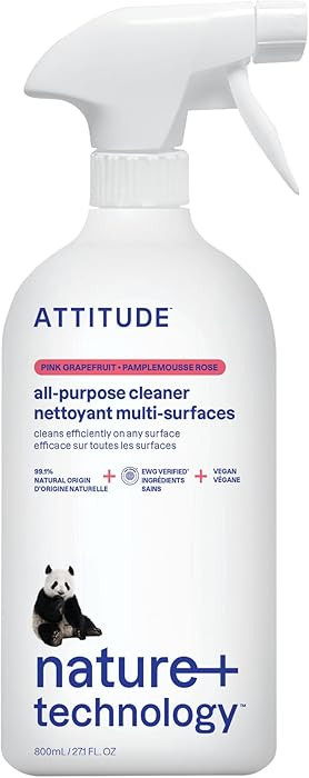 ATTITUDE All Purpose Cleaner Spray, EWG Verified, Vegan, Made with 94% Plant-Based Ingredients, S... | Amazon (US)