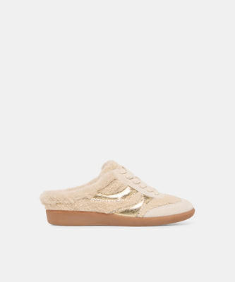 Merit Slide Plush Sneakers in Natural Multi Plush Size 6 By Dolce Vita | DolceVita.com