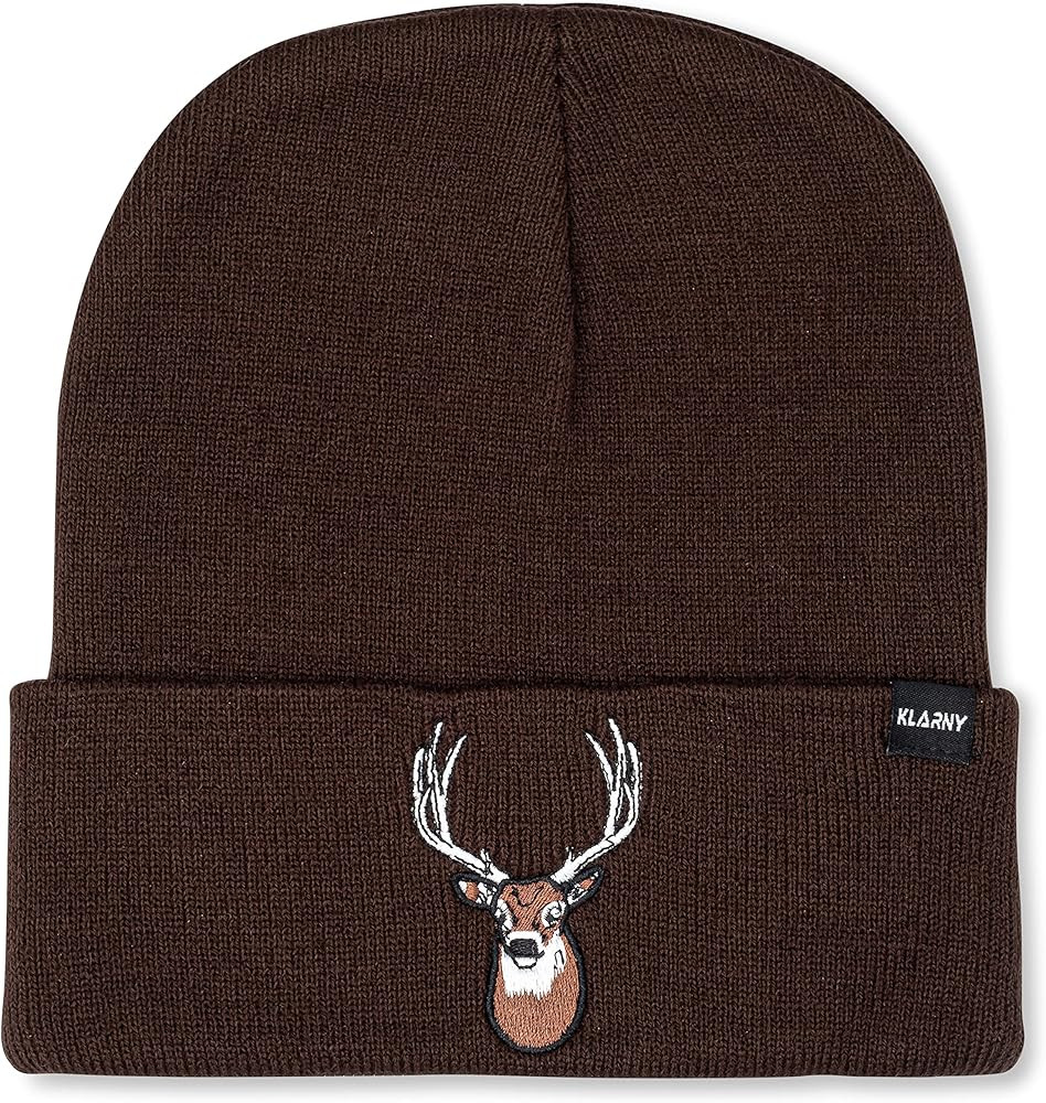 Klarny Beanie for Men, Women, Kids, Warm, Comfortable, Stretchy Knit Black Hat for Winter, Outdoo... | Amazon (US)