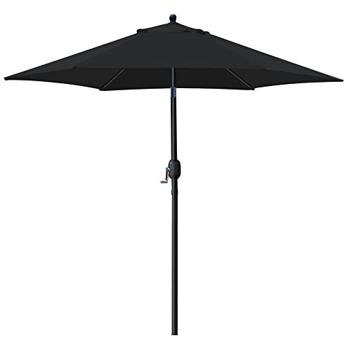 Sunnyglade 7.5' Patio Umbrella Outdoor Table Market Umbrella with Push Button Tilt/Crank, 6 Ribs ... | Amazon (US)