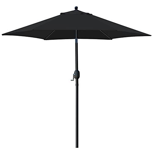 Sunnyglade 7.5' Patio Umbrella Outdoor Table Market Umbrella with Push Button Tilt/Crank, 6 Ribs ... | Amazon (US)