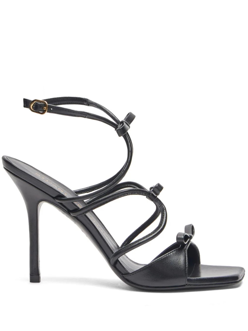 Stuart Weitzman 100mm Tully sandals - Black | Farfetch Global