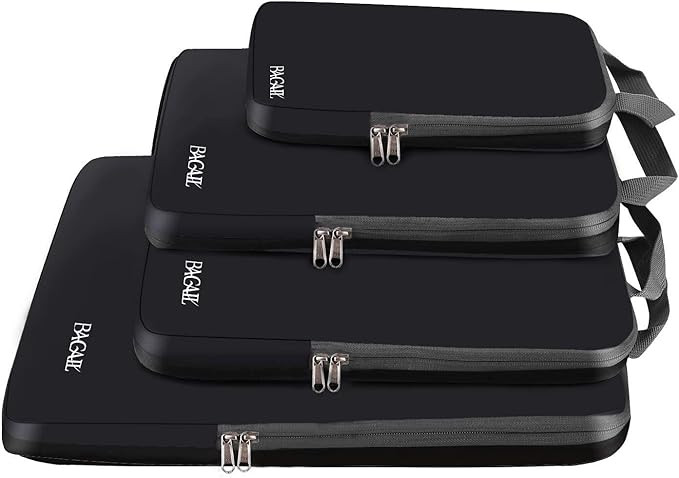 BAGAIL 4 Set/5 Set/6 Set Compression Packing Cubes Travel Accessories Expandable Packing Organize... | Amazon (US)