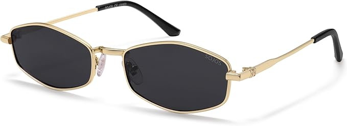 SOJOS Trendy Hexagonal Polarized Sunglasses for Women Men, Retro Fashion Irregular Rhombus Shades... | Amazon (US)