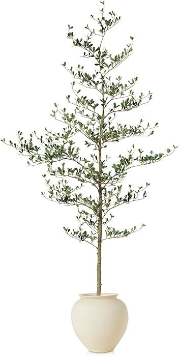 Artificial Black Olive Tree 7ft - Shady Lady UV Resistant Faux Olive Trees Indoor Outdoor Decor -... | Amazon (US)