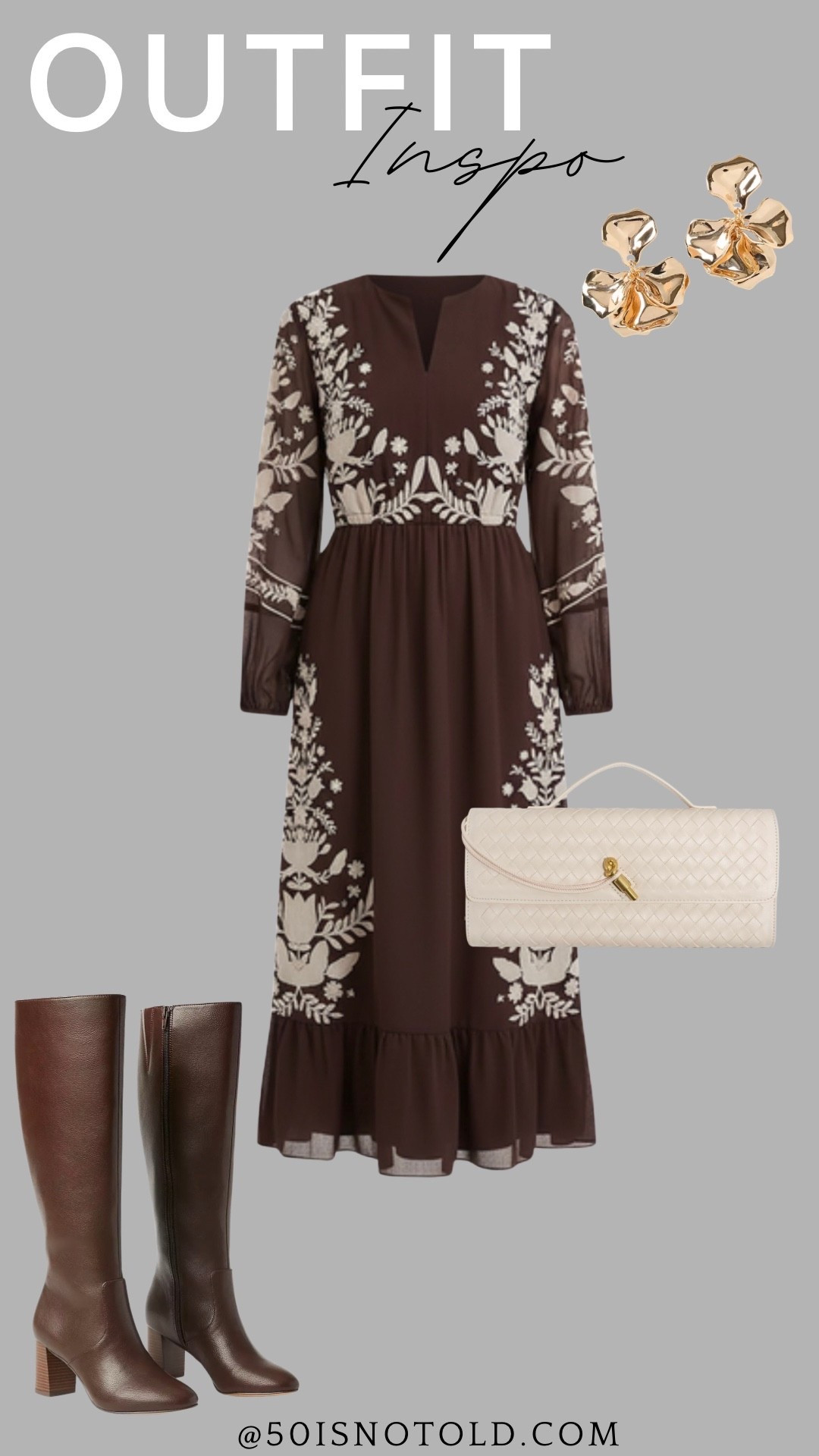 This dress is perfect for Fall with the cream and brown tones. It gives a boho vibe and would be great for Family photos! 

#LTKWedding #LTKStyleTip #LTKHoliday