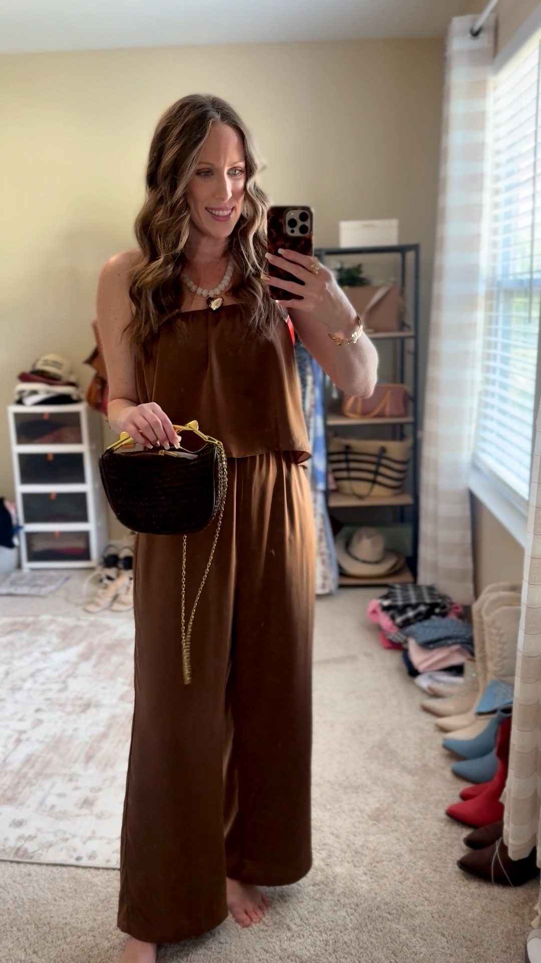 Amazon look 🤎🤎🤎

Brown jumpsuit, statement necklace, Amazon accessories , bracelet, spring outfit , wedding guest dress, brown purse , neutral outfit 

#LTKWedding #LTKMothersDay #LTKootd