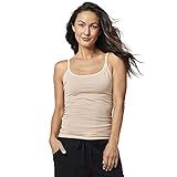 Pact Women's Cotton Camisole Tank Top with Built-in Shelf Bra | Amazon (US)