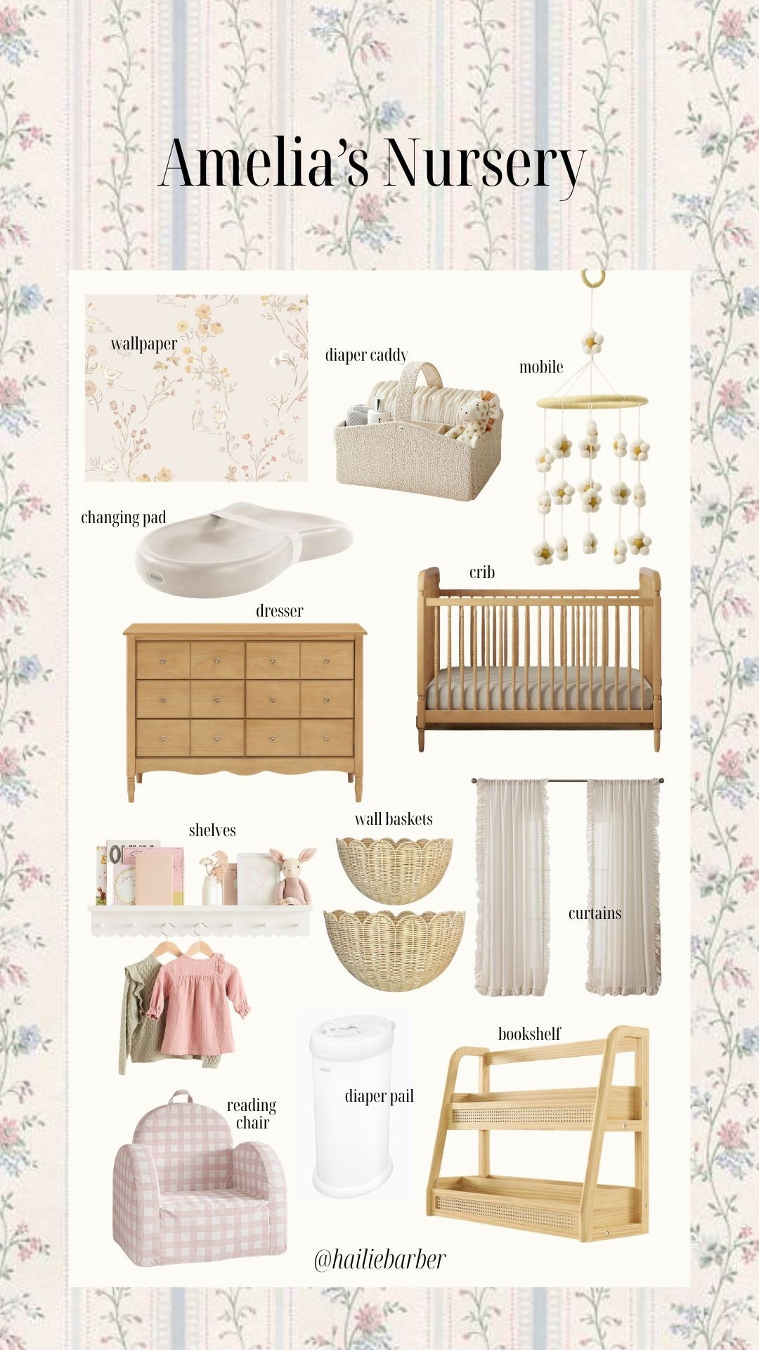 My daughters nursery 🐇 vintage inspired 

#LTKmomlife #LTKHome #LTKBaby