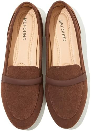 Women's Flats Shoes Ballet Flats Fashion Round Toe Comfortable Flats Dressy Slip on Loafers for W... | Amazon (US)