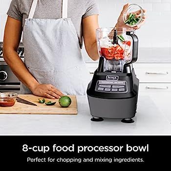 Ninja BL770AMZ Mega Kitchen System, 72 oz. Pitcher, 8-Cup Food Processor, 16 oz. Single Serve Cup... | Amazon (US)