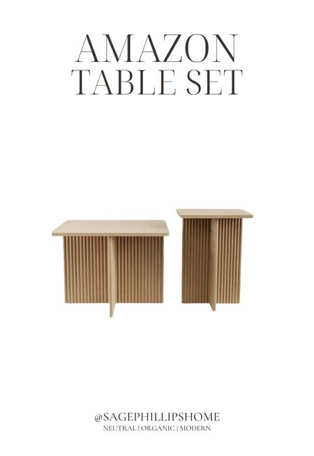 these fluted nesting tables are a great addition for any space! Use them as a night stand, coffee table or side tables! 

#LTKsalealert #LTKhome #LTKfindsunder100