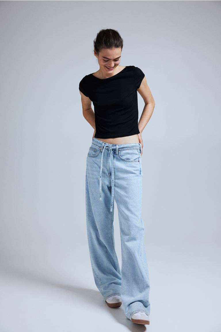 Ribbed T-shirt | H&M (US + CA)