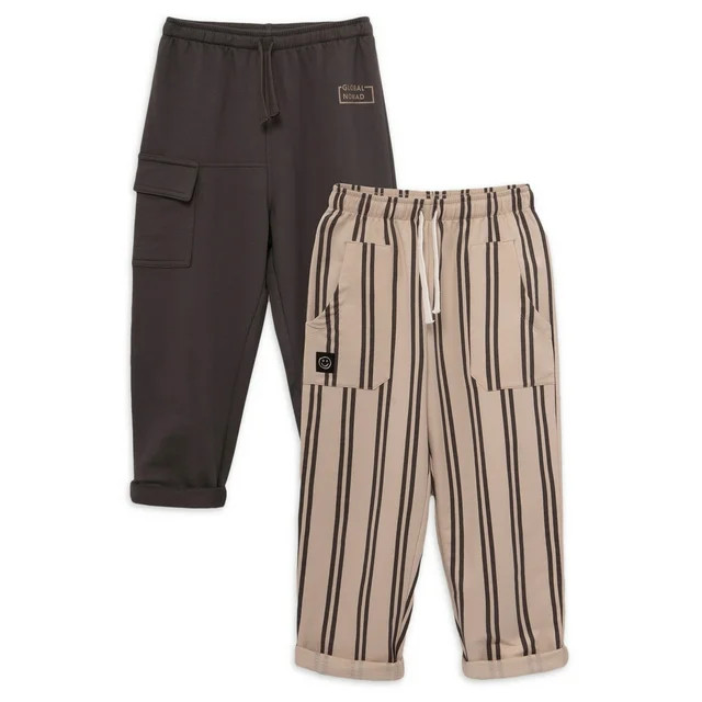 Little Star Organic Toddler and Boys' Pants Set, 2-Pack, Sizes 12M-8 | Walmart (US)