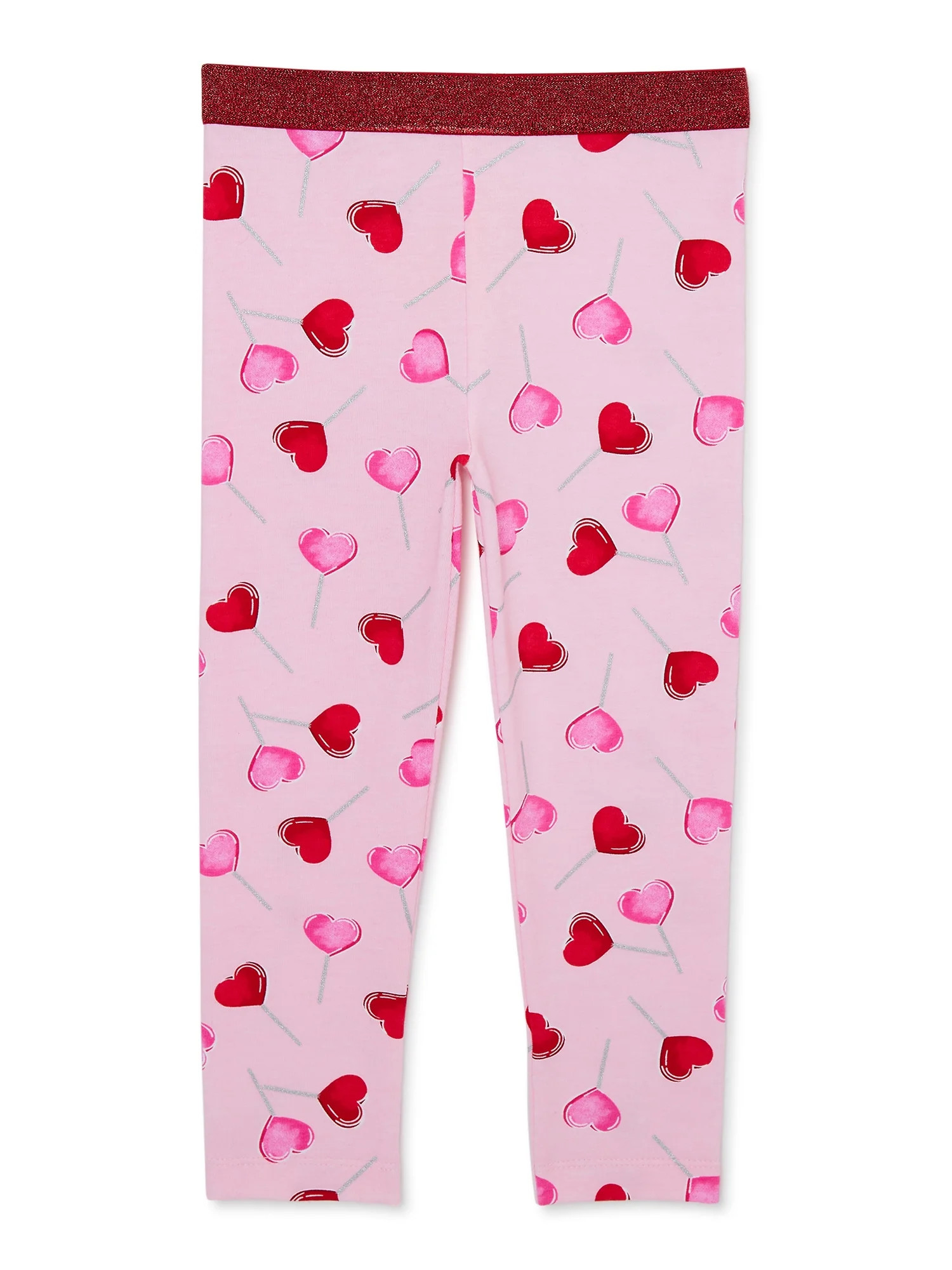 Valentine's Day Baby and Toddler Girls Printed Leggings, Sizes 12 Months-5T - Walmart.com | Walmart (US)