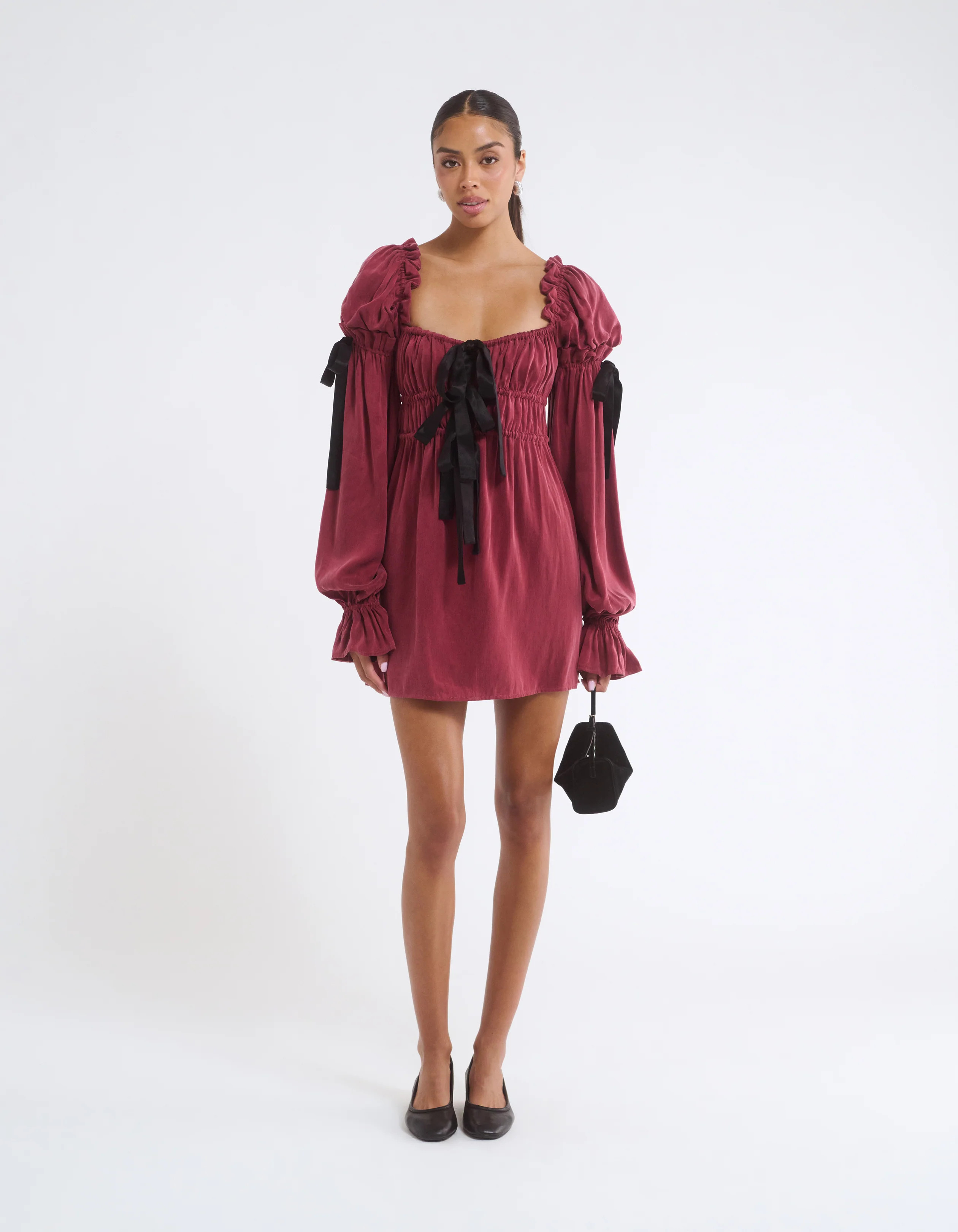 Macbeth Mini Dress | Burgundy | Rumored