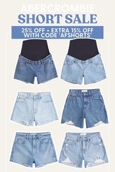Abercrombie short sale! Code AFSHORTS will take an extra 15% off! 

#abercrombie #shorts #sale #shortsale 

#LTKSaleAlert #LTKFindsUnder50 #LTKSeasonal
