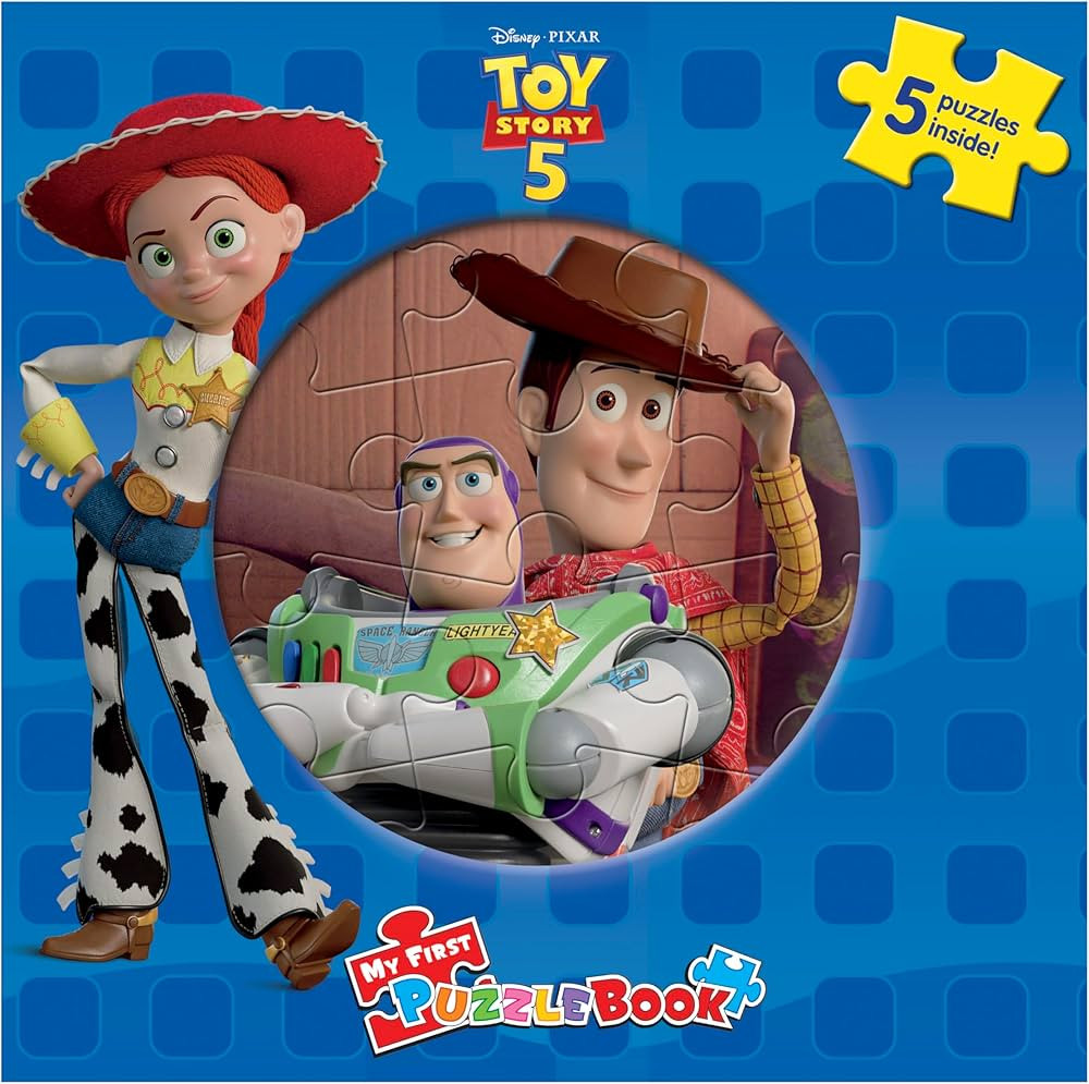 Disney / Pixar Toy Story 5 My First Puzzle Book - Jigsaw Puzzles for kids, 10-page board book, 5 ... | Amazon (US)