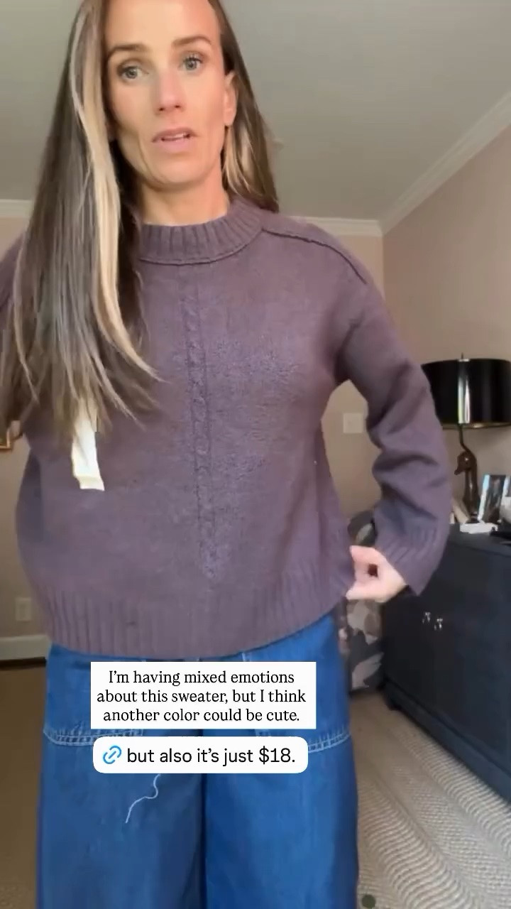 @target @targetstyle @targetdoesitagain  I’m having mixed emotions about this sweater, but I think another color could be cute.