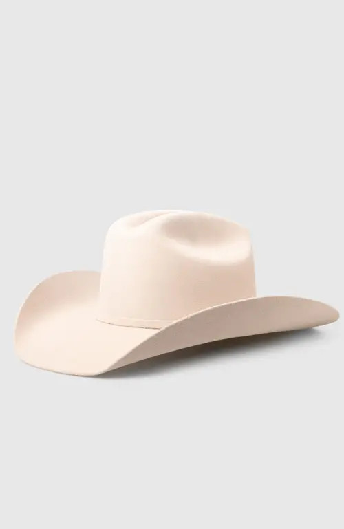 Manela The Bronco Premier Wool Western Cowboy Hat in Silverbelly at Nordstrom, Size 55 | Nordstrom